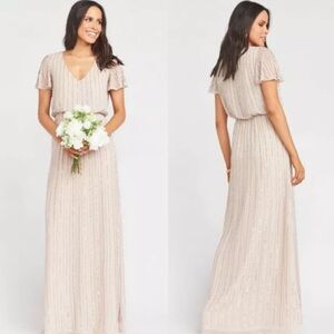 Show Me Your Mumu Michelle Flutter Beaded Dress